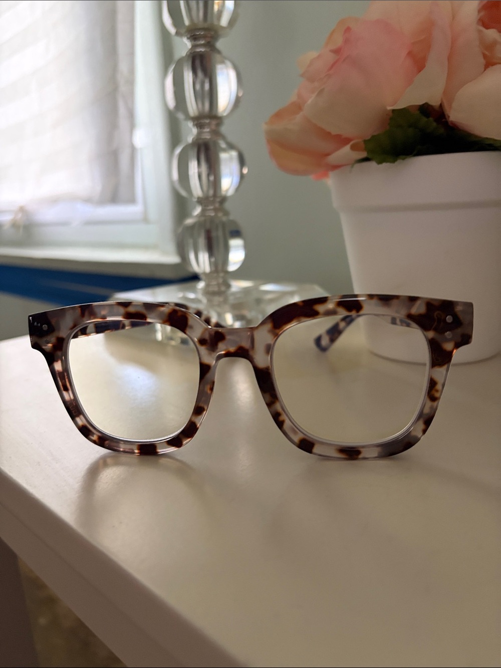 Tortoiseshell Square Women's Fashion Glasses